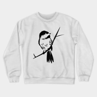 Black-capped Chickadee Bird Crewneck Sweatshirt